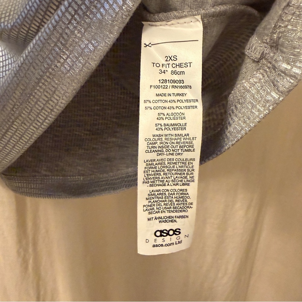 ASOS Metallic Tank - Picture 5 of 5